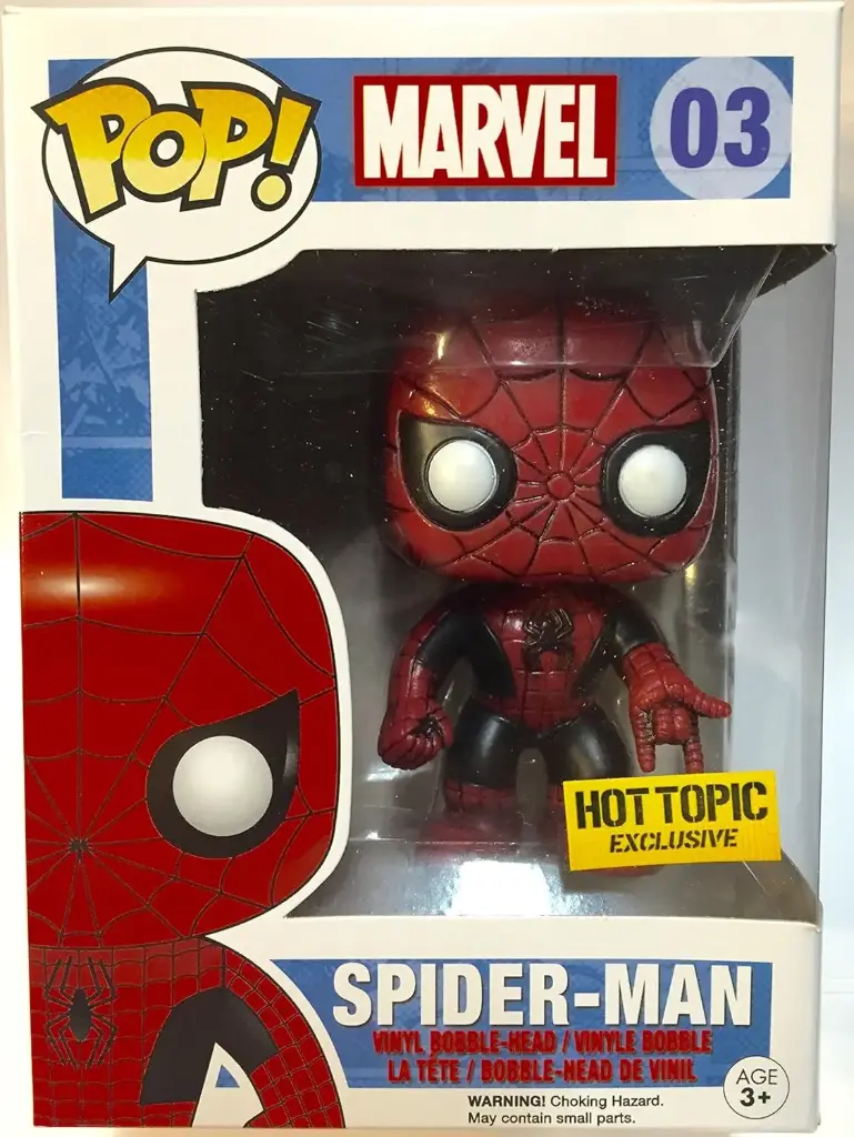 Funko Pop Marvel Spider Man #03 Hot Topic