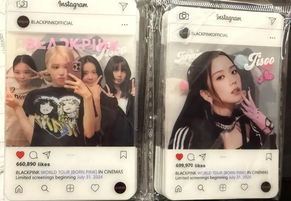 PHOTOCARD INSTAGRAM BLACKPINK