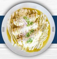 ML Enchiladas incluye Té o Café