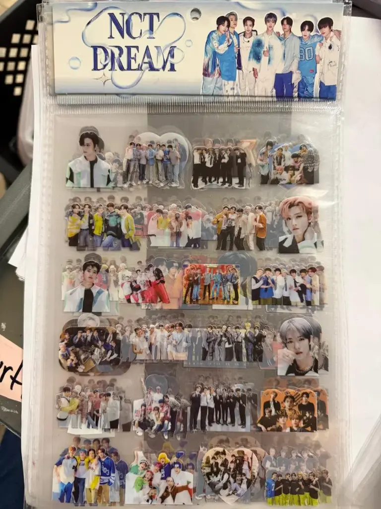 KPOP Planilla Stickers NTC Dream Transparente