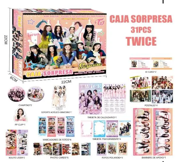KPOP Caja sorpresa 31 pcs