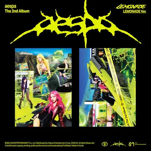 AESPA LEMONADE (LEMONADE VER.) ALBUM FIRMADO