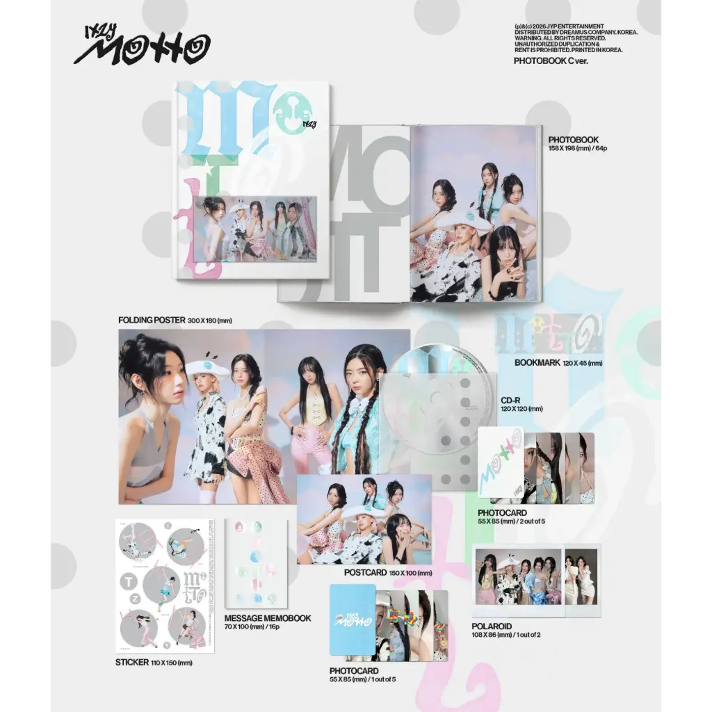 ITZY MOTTO ALBUM FIRMADO