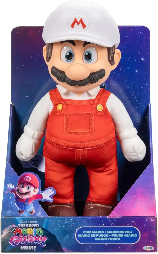 JAKKS Pacific Super Mario Galaxy Movie Fire mario