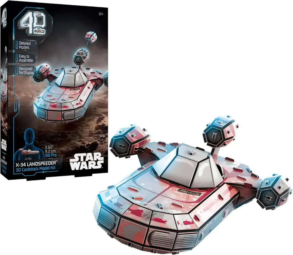 4D Build Star Wars Rompecabezas Luke’s X-34 Landspeeder