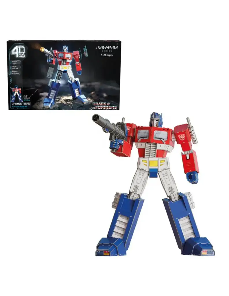 4D Build Transformers Rompecabezas Optimus Prime