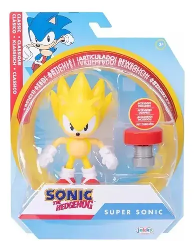 JAKKS Pacific Sonic the hedgehog Super sonic