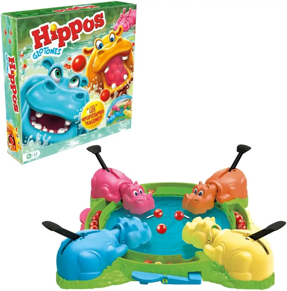 Hasbro Gaming Hippos Glotones