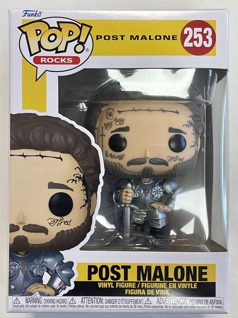 Funko Pop Rocks Post Malone Post Malone #253