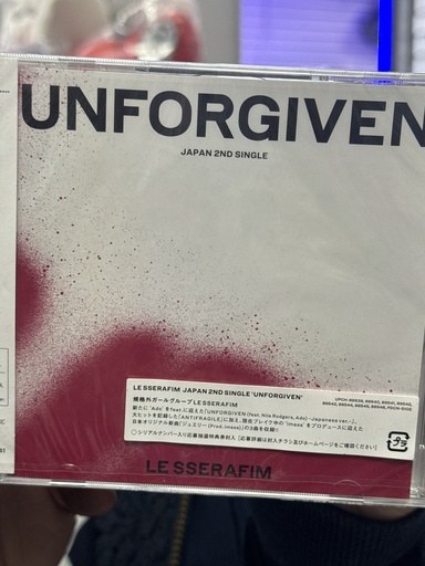 Le Sserafim Unforgiven CD Japonés