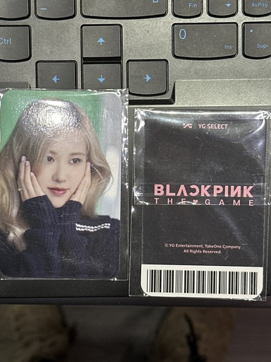 Photocard Blackpink Oficial The Game