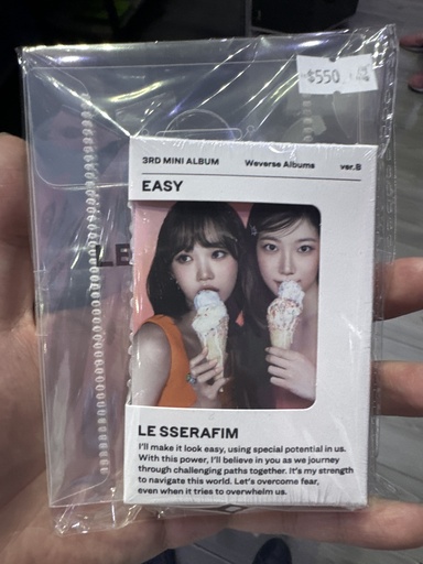 Weverse POB Le sserafim Easy Weverse