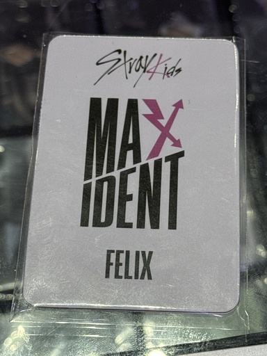 Photocard Stray Kids Maxident Music Korea POB