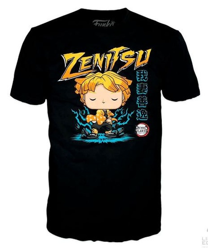 Funko Pop Tees Demon Slayer Zenitsu Talla XL 