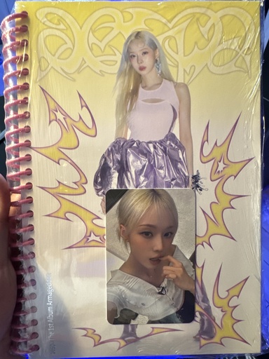 Con Photocard de Fancall Makestar Aespa Armageddon Version Superbeing