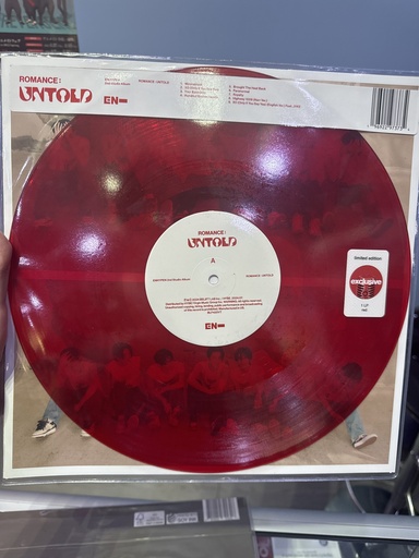 Enhypen Romance: Untold Vinyl Target Rojo