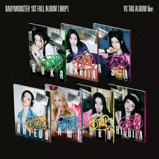 BABYMONSTER 1st Full Album DRIP YG Tag Ver. Random
