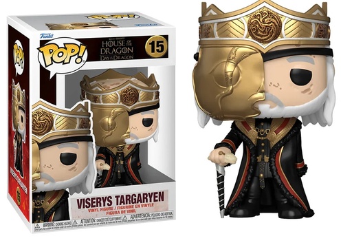 Funko Pop House of the Dragon Viserys Targaryen with Mask #15