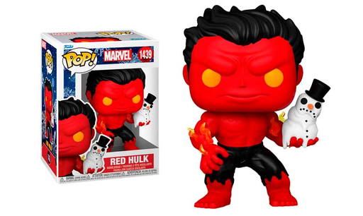 Funko Pop Marvel Red Hulk with Snowman #1439