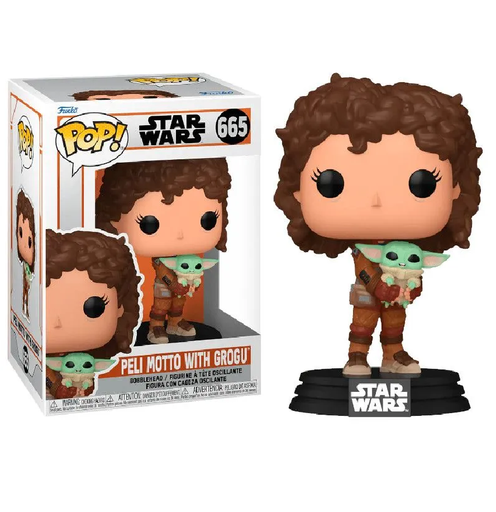 Funko Pop Star Wars Peli Motto with Grogu #665