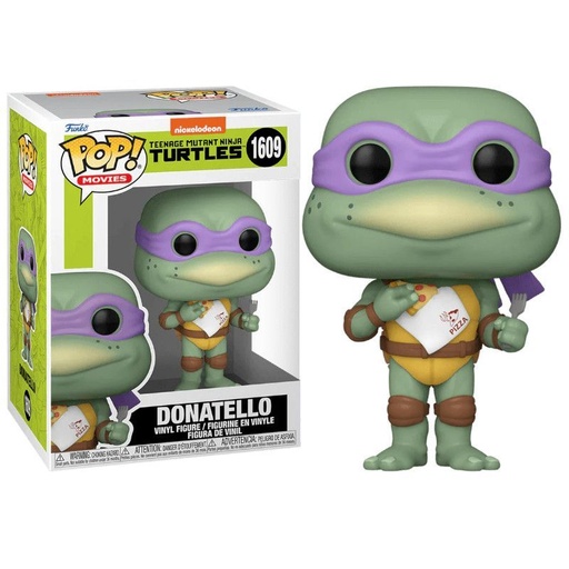 Funko Pop Movies TMNT 1990 Donatello with Pizza #1609