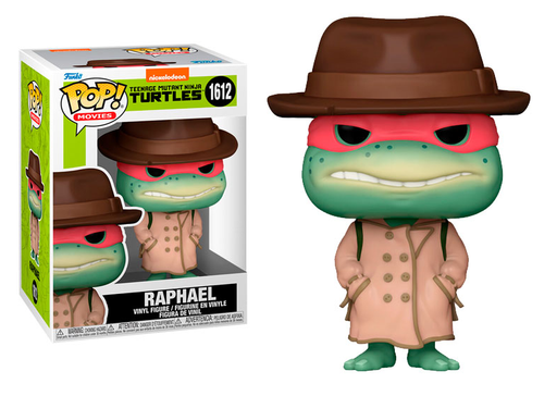 Funko Pop Movies TMNT 1990 Raphael with Coat and Hat #1612