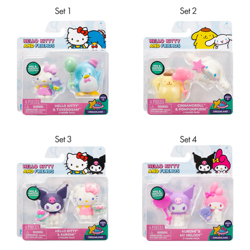 Sanrio Hello Kitty and Friends 2 Pack Figures