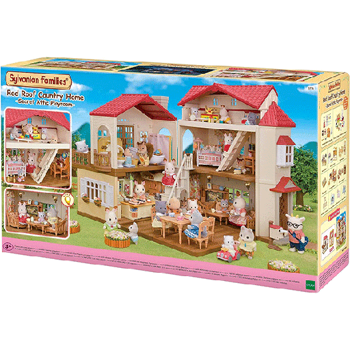 Ternurin Red Roof Country Home- Secret Attic Playroom