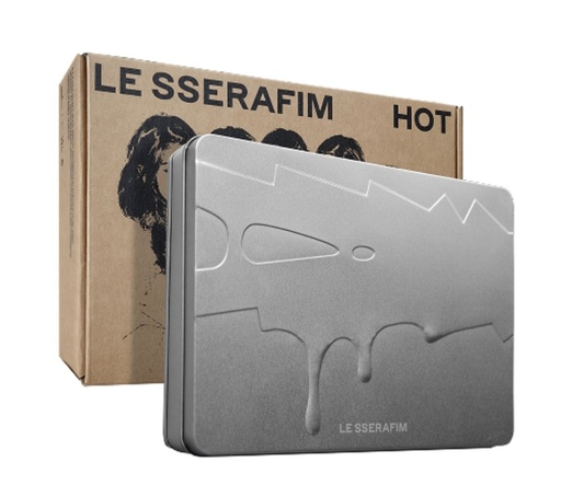 [Hot - Tin Case Version] LE SSERAFIM 5th Mini Album HOT Tin Case Ver.