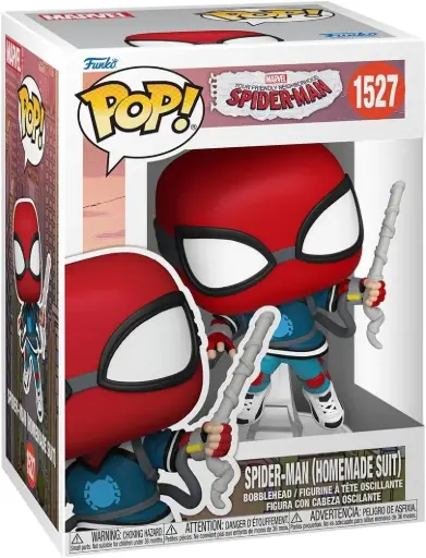 Funko Pop Friendly Neighborhood Spider Man Spider Man (Homemade Suit) #1527