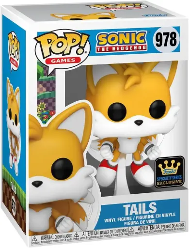 Funko Pop Games Sonic The Hedgehog Tails #978 Specialty Series Exclusive