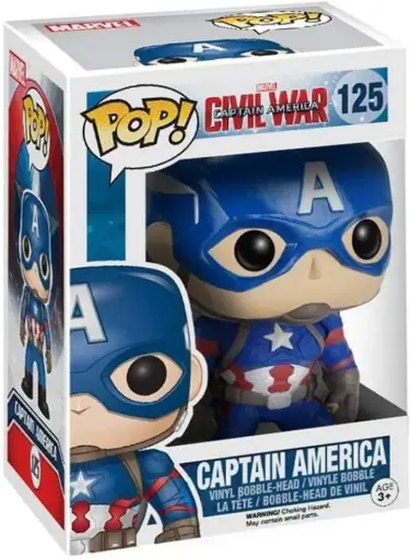 Funko Pop Civil War Captain America #125