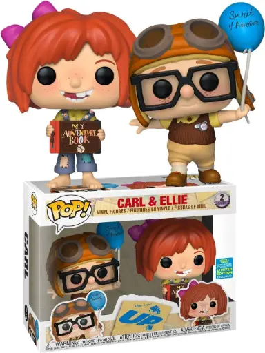 Funko Pop Disney Up Carl & Ellie (2019 Convención de verano exclusiva)