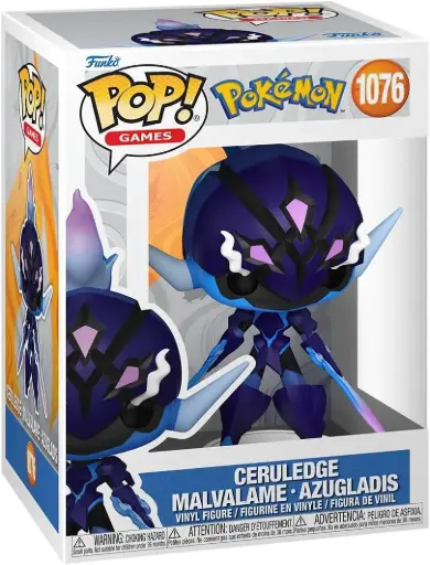 Funko Pop Games Pokemon Ceruledge Malvalame Azuglasdis #1076