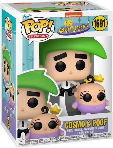 Funko Pop TV Fairly OddParents Cosmo & Poof #1691