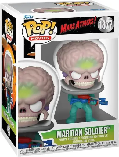 Funko Pop Movies Mars Attacks Martian Soldier #1877