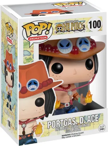 Funko Pop Animation One Piece Portgas D Ace #100