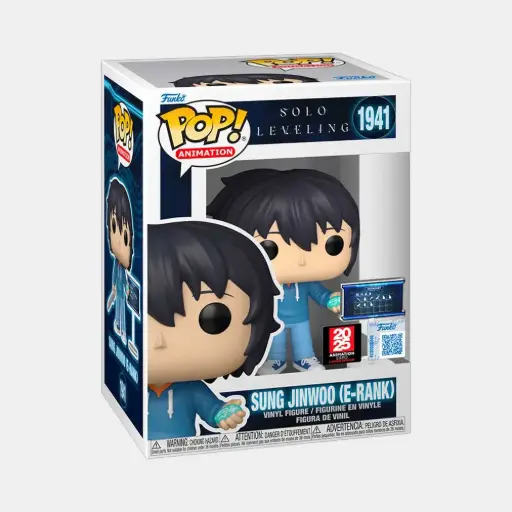 Funko Pop Animation Solo Leaveling Sung Jinwoo (E-RANK) #1491 Expo Anime Special Edition 2025