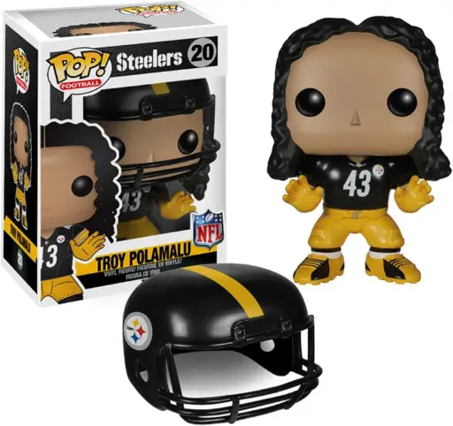 Funko Pop Football  Steelers Troy Polamalu #20