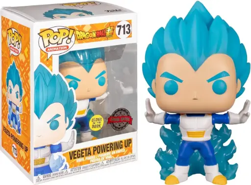 Funko Pop Animation Dragon Ball Z Vegeta (Powering Up) GITD #713 Special Edition