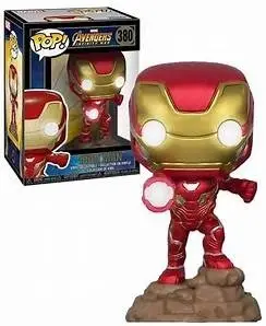 [FKO-MARV-IM-380-LU] Funko Pop Avengers Iron Man #380 Lights Up Special Edition