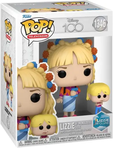 Funko Pop Disney Lizzie McGuire Lizzie Mcguire With Monologue Lizzie #1346 
