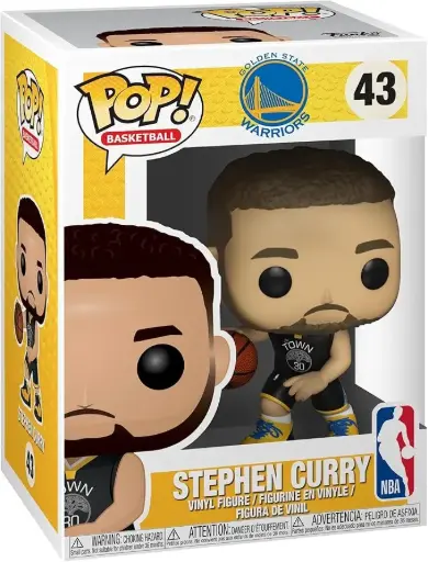 Funko Pop NBA Golden State Warriors Stephen Curry #43