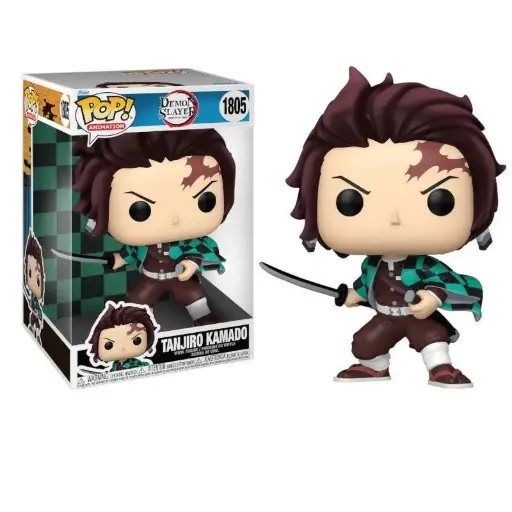 Funko Pop Animation Demon Slayer Tanjiro Kamado #1805 Jumbo