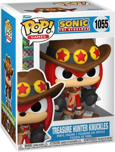 Funko Pop Games Sonic The Hedgehog Treasure Hunter Knuckles #1055