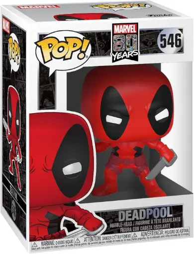 Funko Pop Marvel 80 Years Deadpool #546