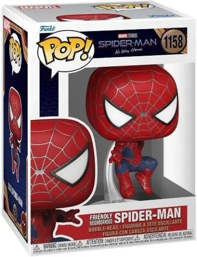 Funko Pop Marvel Spiderman No Way Home Friendly Neighborhood Spider Man #1158