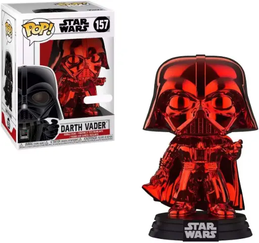 Funko Pop Star Wars Darth Vader #157 Crome Red Edition Special