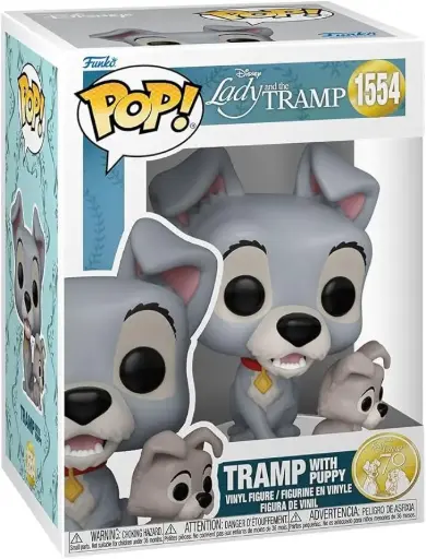Funko Pop Lady and Tramp Disney Tramp with Puppy #1554