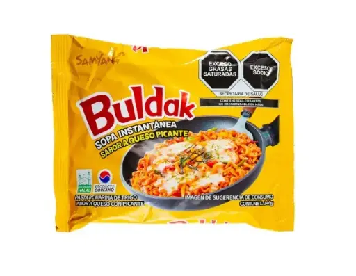 Samyang Buldak Sopa instantanea sabor queso picante